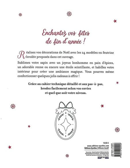 Livro de criações de Natal em feltro