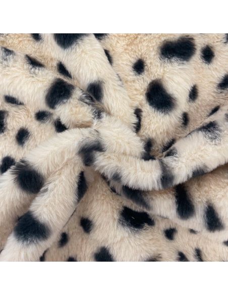 Tecido de pele falsa de animal - Serval