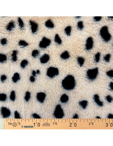 Tecido de pele falsa de animal - Serval