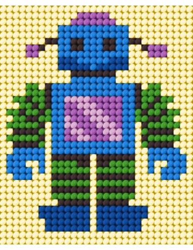 Kit de tela infantil - Pequeno robô