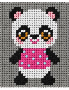 Kit de tela infantil - Minha amiga panda