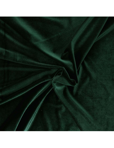 Tecido veludo elástico - Verde pinho