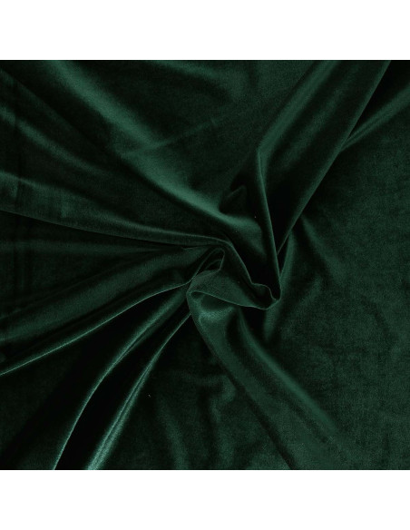 Tecido veludo elástico - Verde pinho