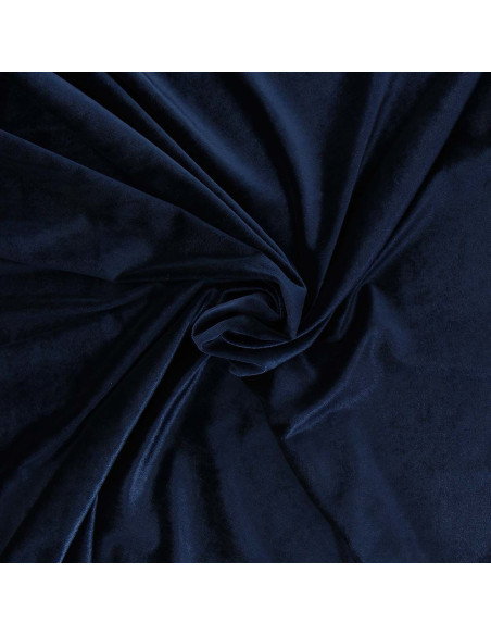 Tecido veludo stretch - Azul marinho