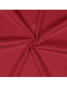 Tecido de veludo cotelê de algodão - Vermelho
