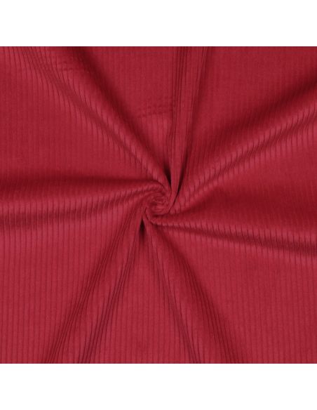 Tecido de veludo cotelê de algodão - Vermelho