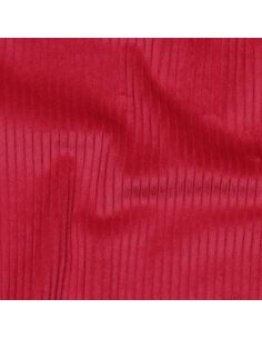 Tecido de veludo cotelê de algodão - Vermelho 2