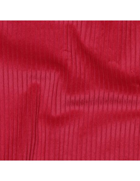 Tecido de veludo cotelê de algodão - Vermelho