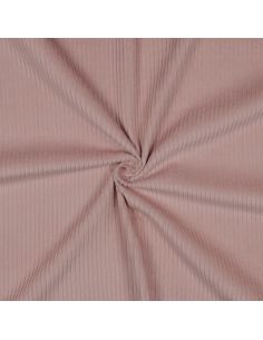 Tecido de veludo cotelê de algodão - Rosa antigo