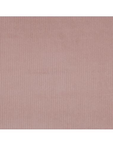 Tecido de veludo cotelê de algodão - Rosa antigo