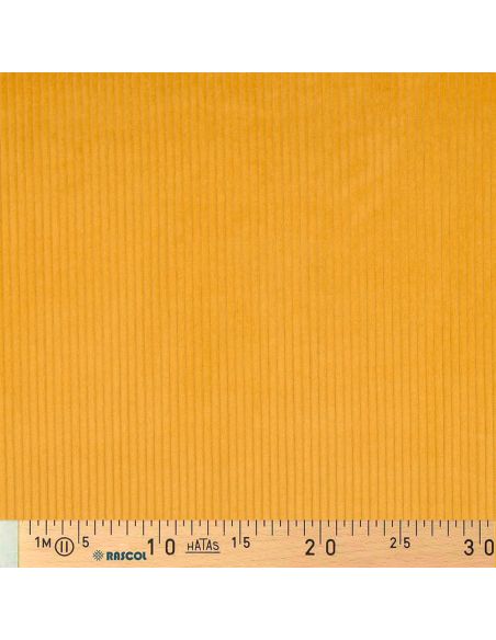 Tecido de veludo cotelê de algodão - Amarelo