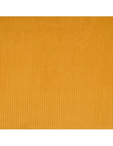 Tecido de veludo cotelê de algodão - Amarelo