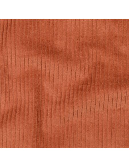 Tecido de veludo cotelê de algodão - Terracota