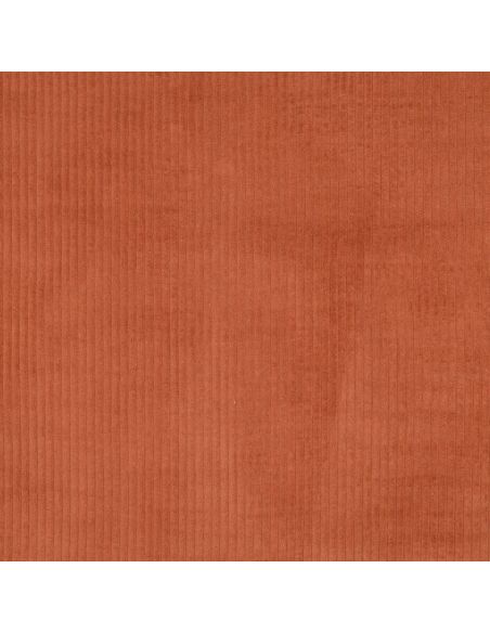 Tecido de veludo cotelê de algodão - Terracota