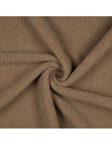 Tecido polar Teddy dupla face - Mocha