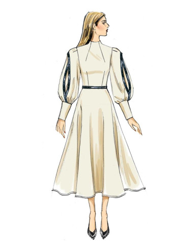 Molde de vestido - Vogue 9327