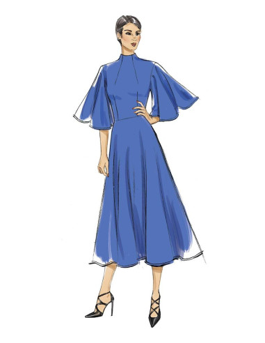 Molde de vestido - Vogue 9327