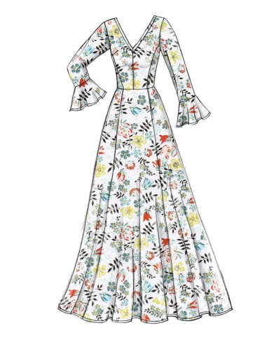 Molde de vestidos - Vogue 9328