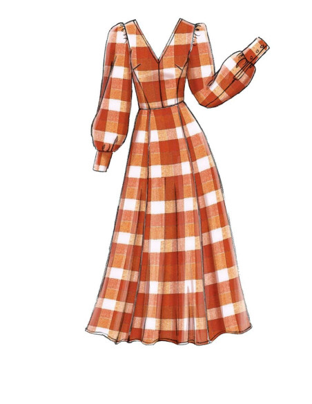 Molde de vestidos - Vogue 9328