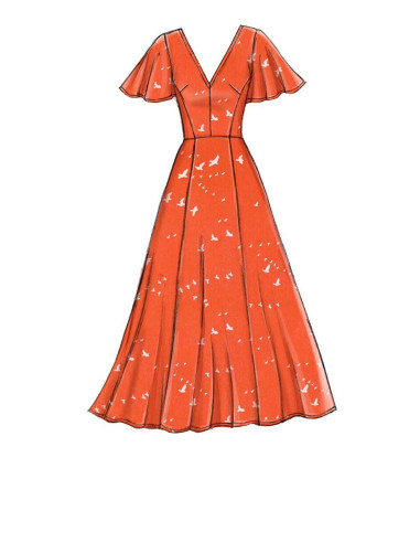 Molde de vestidos - Vogue 9328