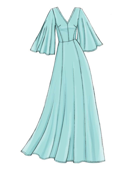 Molde de vestidos - Vogue 9328