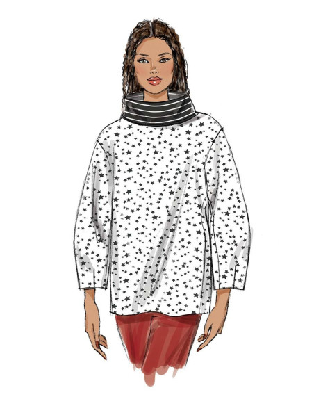 Padrão de top - Vogue 9330