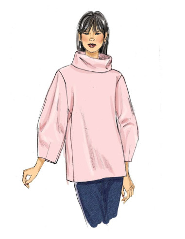 Padrão de top - Vogue 9330
