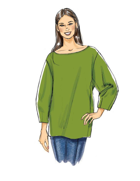 Padrão de top - Vogue 9330