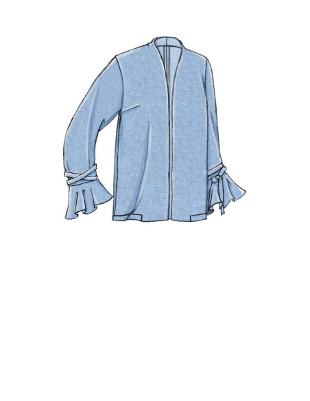 Molde de casaco - Vogue 9338