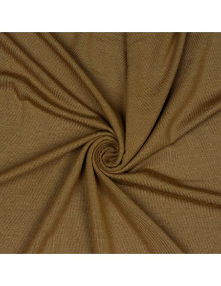 Tecido jersey tencel modal - Castanho claro