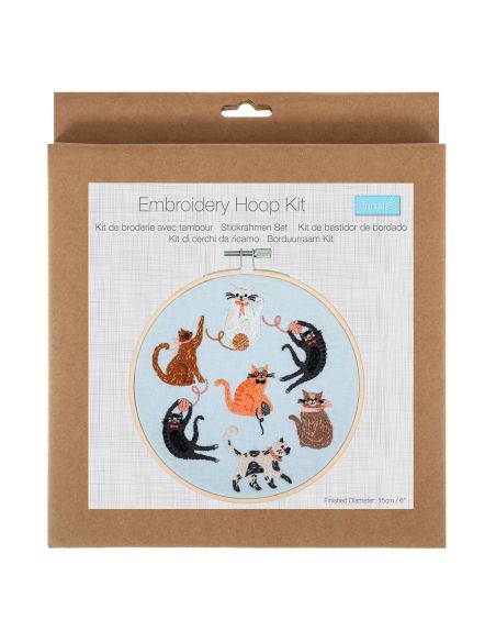 Kit de bordado - Gatos