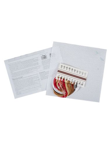 Kit de ponto cruz contado - Urso de pelúcia
