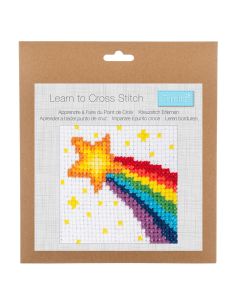 Kit de ponto cruz contado - Arco-íris