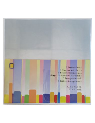Conjunto de 5 folhas de molde de plástico rodóide