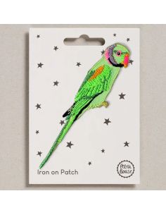 Patches termocolantes - Papagaio verde