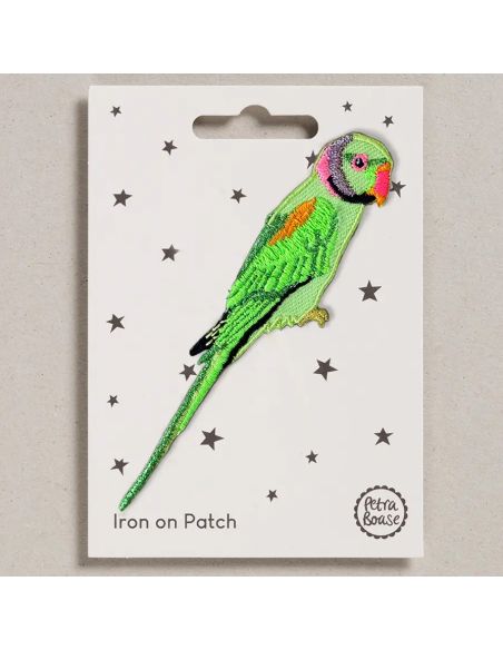 Patches termocolantes - Papagaio verde