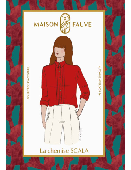 Molde de blusa Scala - Maison Fauve
