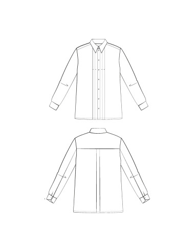 Molde de blusa Scala - Maison Fauve