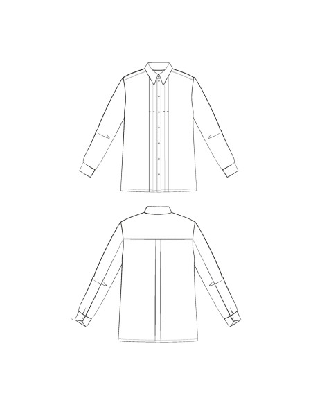 Molde de blusa Scala - Maison Fauve
