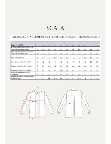 Molde de blusa Scala - Maison Fauve