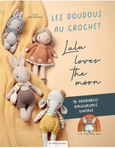 Livro de peluches de crochê - Lulu ama a lua
