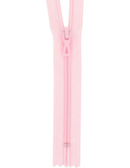 Fecho de correr de nylon - Rosa