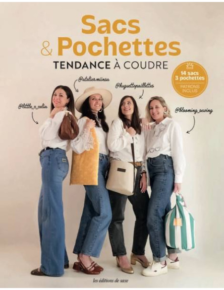 Costure bolsas e carteiras da moda