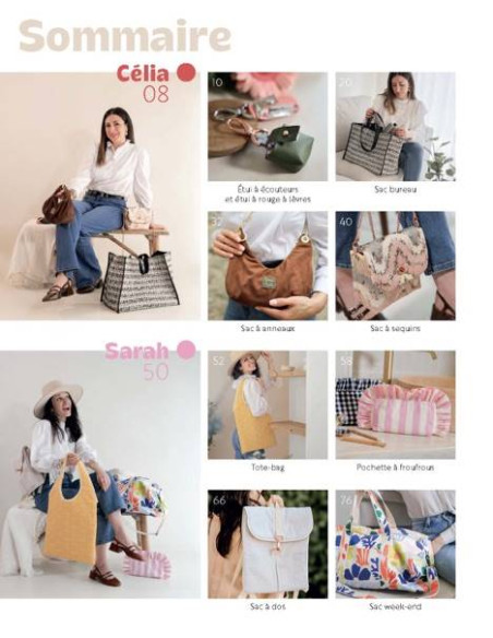 Costure bolsas e carteiras da moda