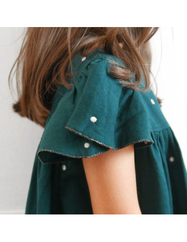Molde de vestido e blusa Louise - Ikatee