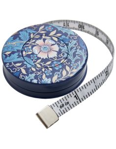 Fita métrica retrátil 150 cm - Coleção flores azuis