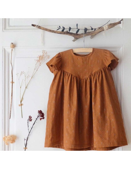 Molde de vestido e blusa Louise - Ikatee