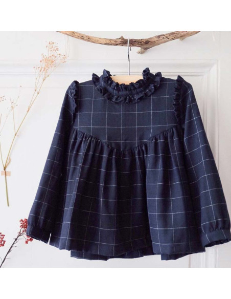 Molde de vestido e blusa Louise - Ikatee