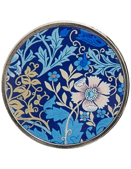 Porta-agulhas magnético - Coleção flores azuis