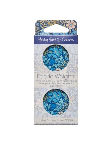 Conjunto de 2 pesos para molde - Coleção flores azuis